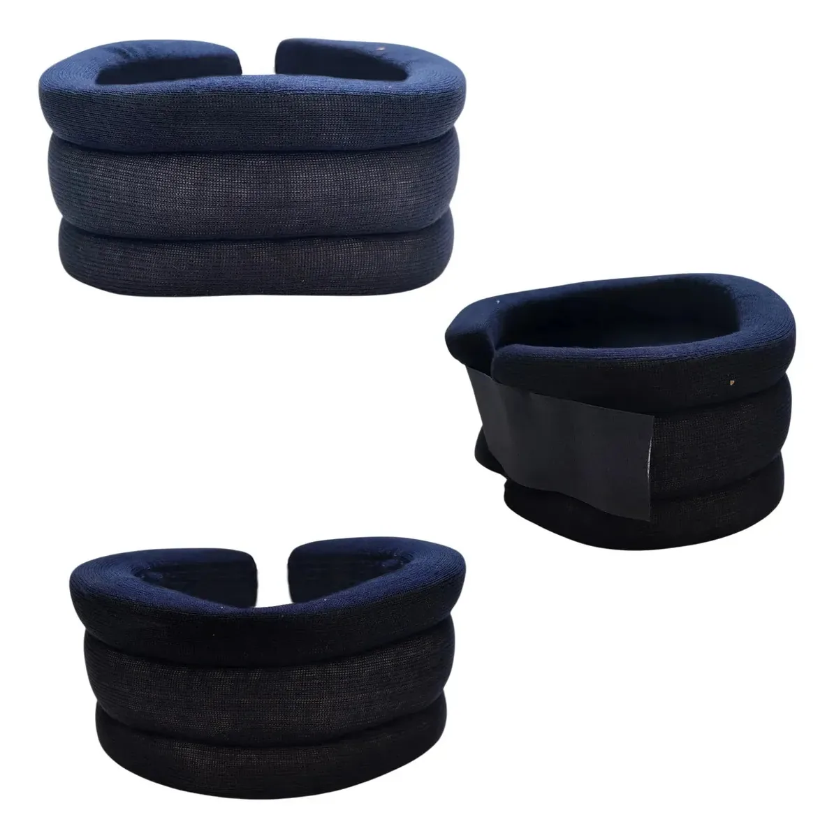 Colar cervical ortopédico macio unissex Nk-013 azul L
