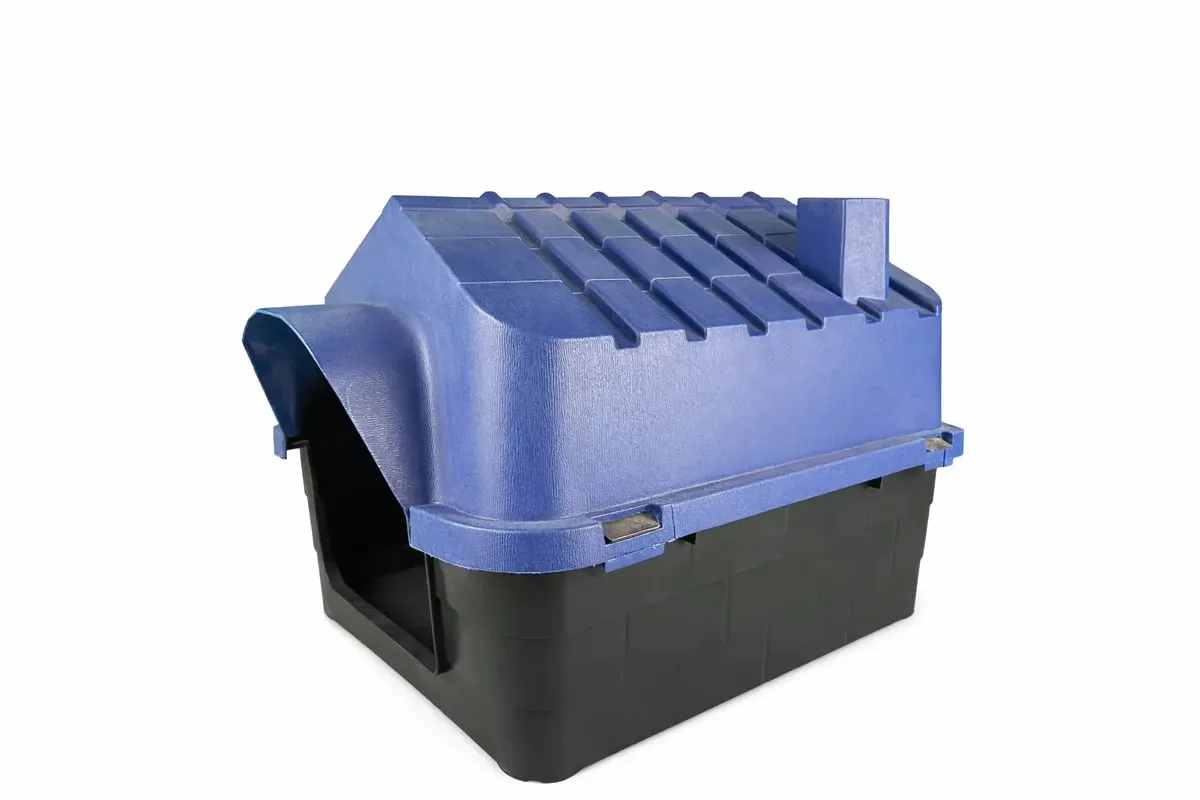 Casa para cãe tipo iglu Ecopet 10252 para raça média - azul