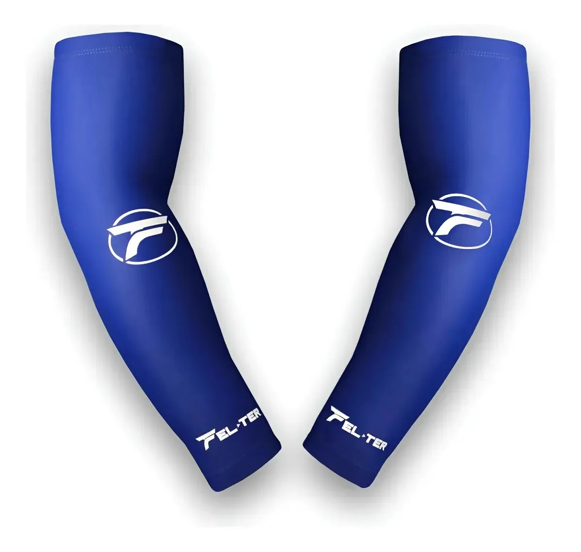 Mangas esportivas, Felter Sports, proteção UV azul tamanho L
