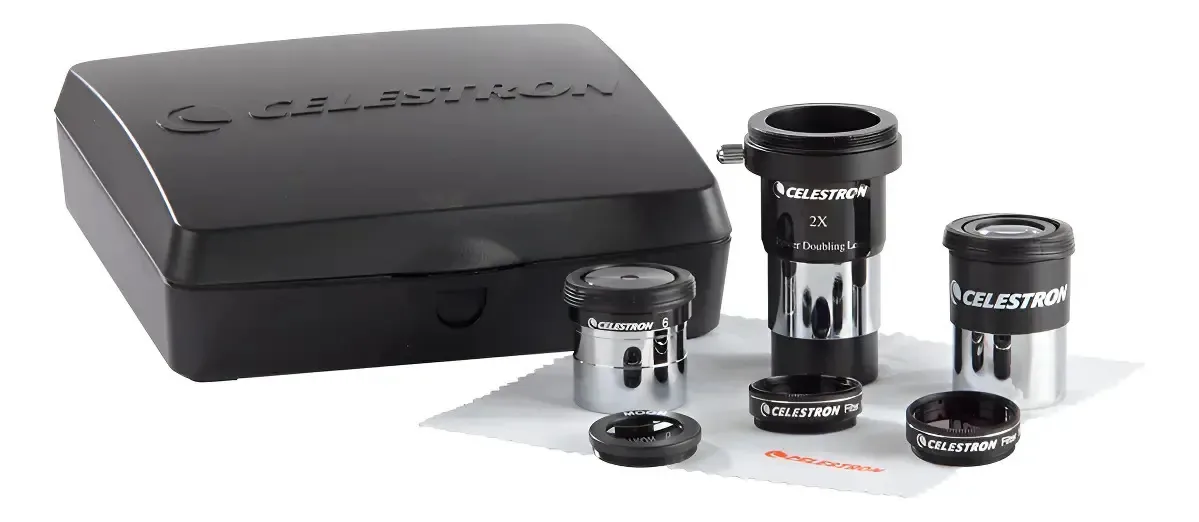 Kit de acessórios Celestron Astromaster 1.25 preto