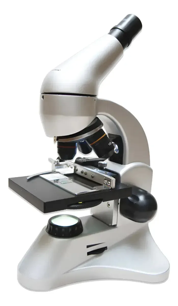 Microscópio de prata Quasar Starter Qm10 1600x