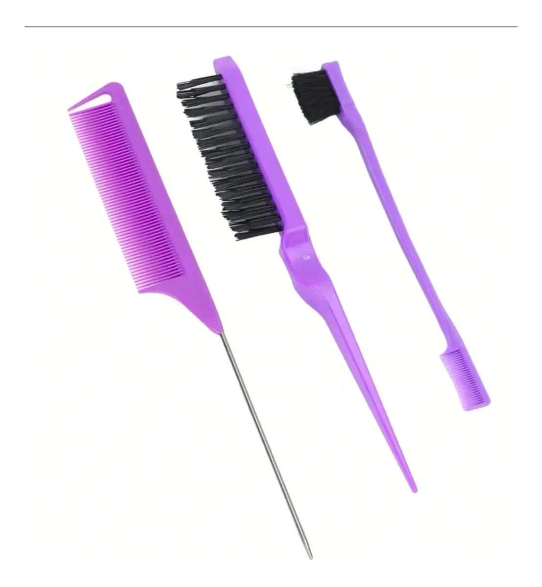 3 pentes Barber Stylist Dye Apply Violet Hair Treatment