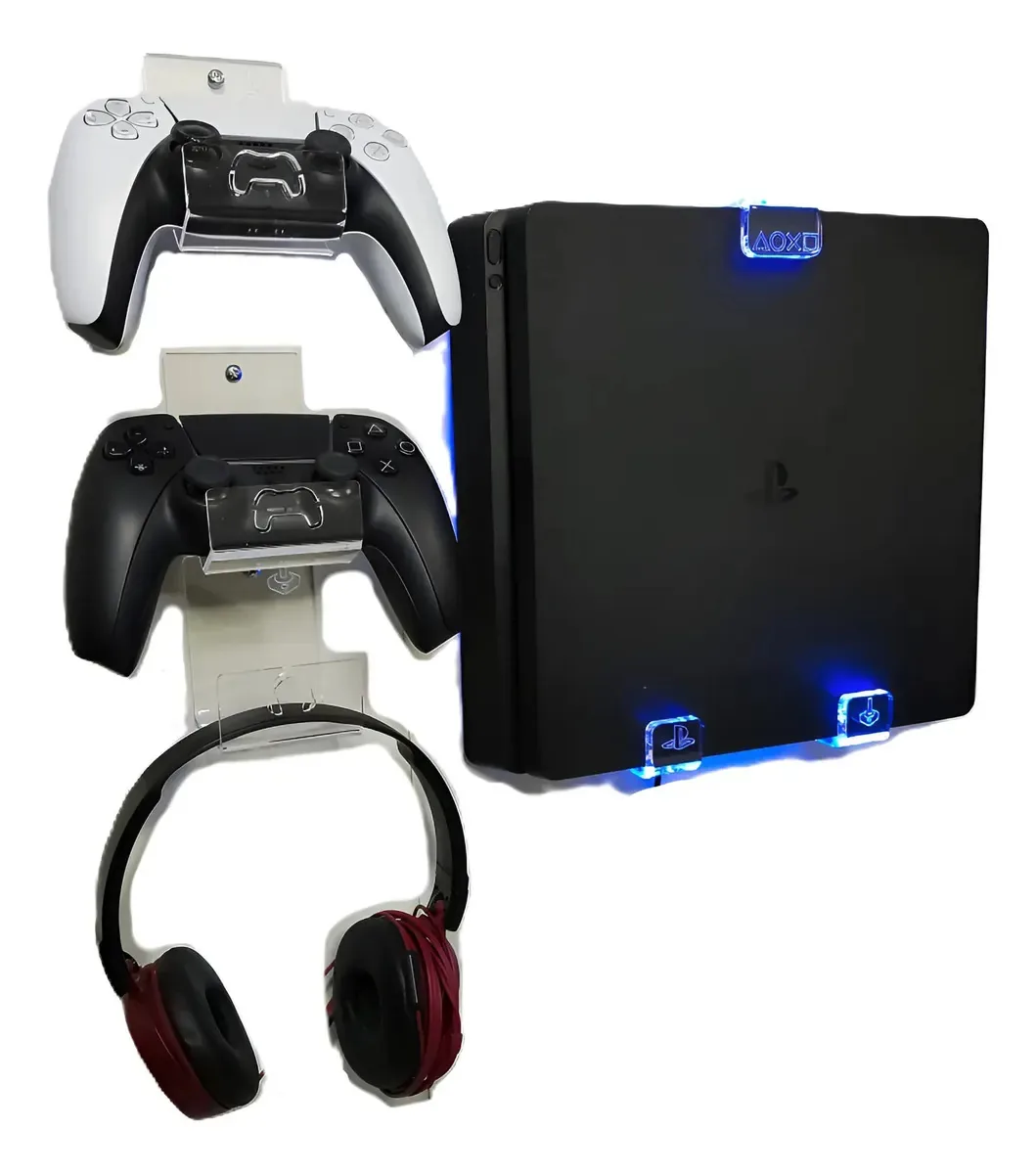 Suporte para Playstation 4 Ps4+ Light+Base para controladores de gordura