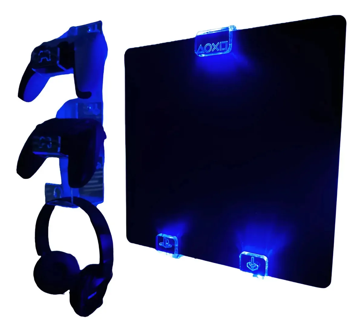 Suporte para Playstation 4 Ps4 + Light + Bases para controles profissionais