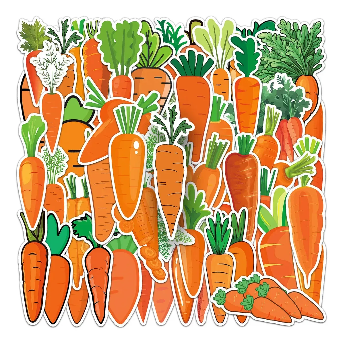 Pele saudável de vegetais de cenoura: 50 adesivos versus água, vegetais de cenoura, pele saudável