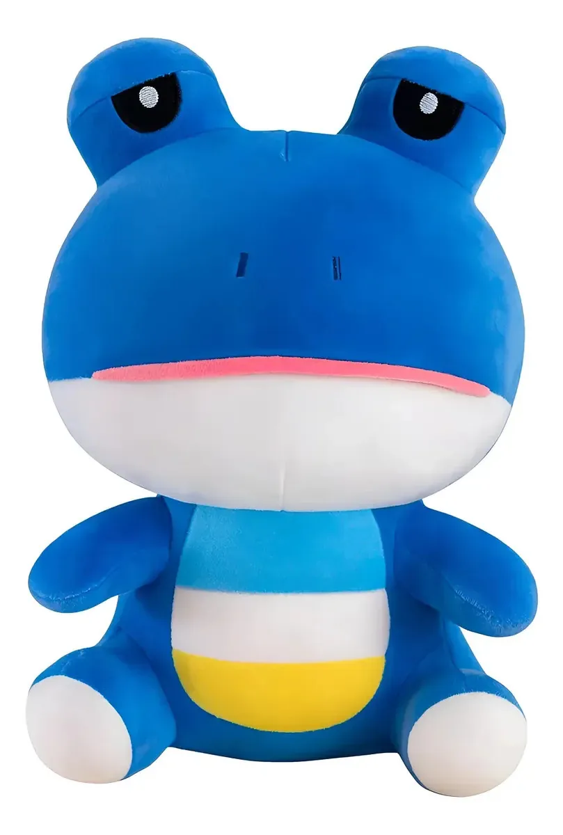 Sapo de pelúcia Kawaii Pretty Cute Fun Plush Color Sapo azul fofo