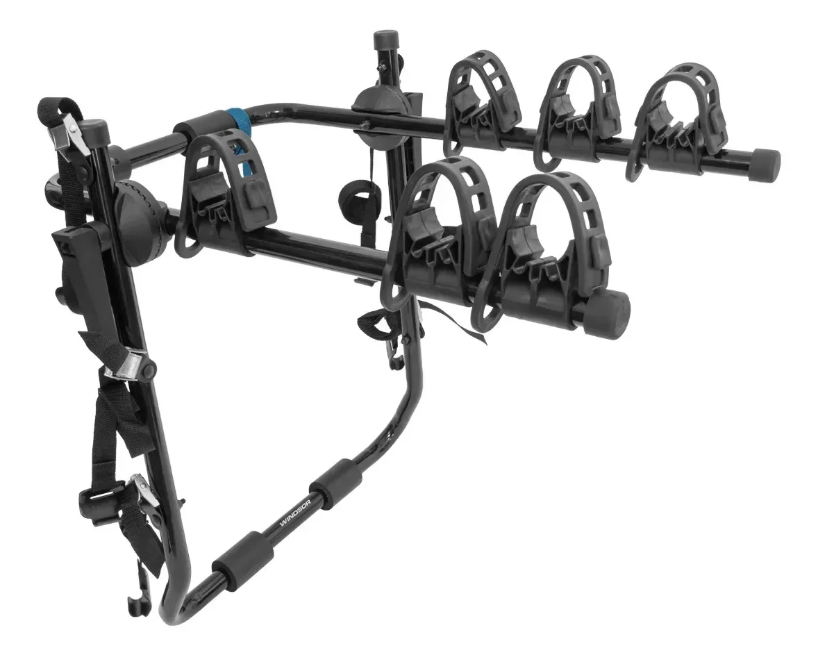 Porta-bicicletas Trunk para 3 bicicletas Windsor Black Black