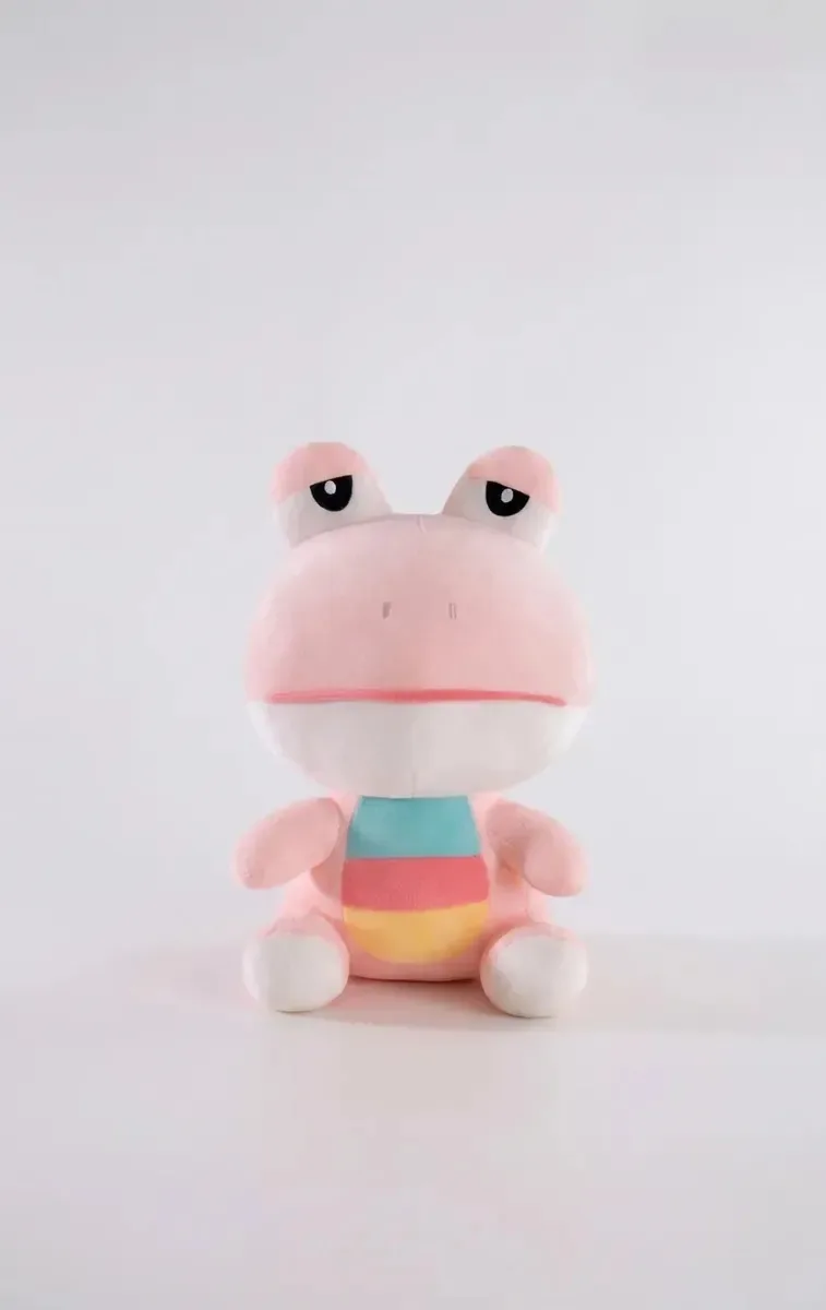 Sapo rosa grande, fofo, fofo, fofo, fofo, rosa