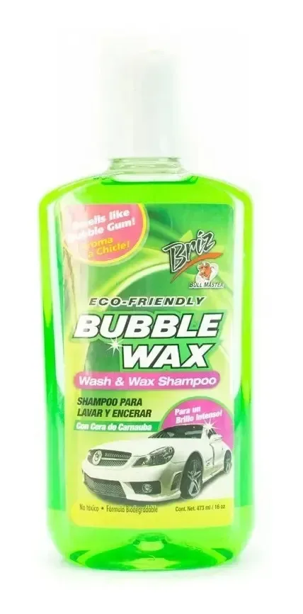 Shampoo para lavagem de chiclete e cera Bubble Wax com carnaúba