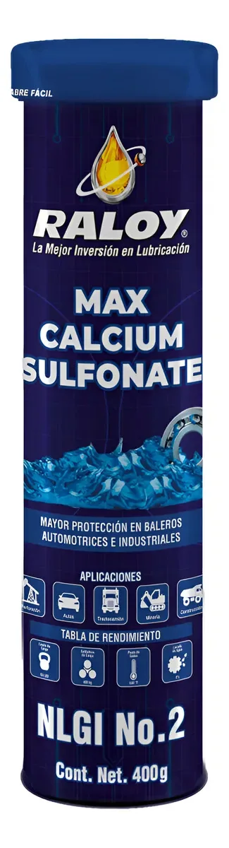 1 cartucho de graxa impermeável Raloy Max Calcium Caso3