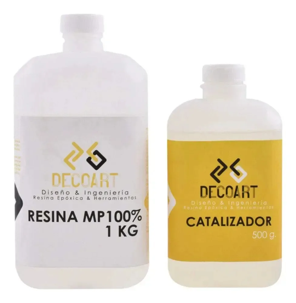 Resina epóxi transparente Decoart Mp 100% 1,5 kg de acabamentos