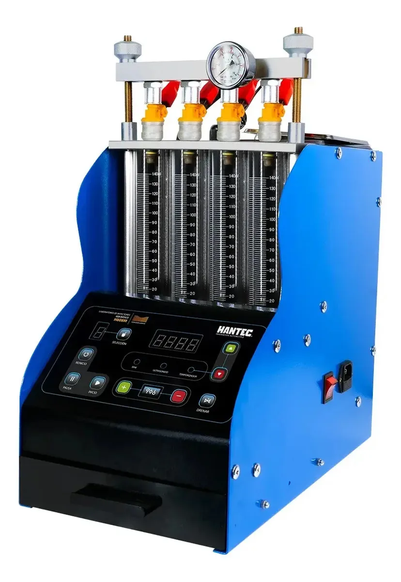 Laboratório de 4 injetores GDI com banheira de ultrassom Hantec
