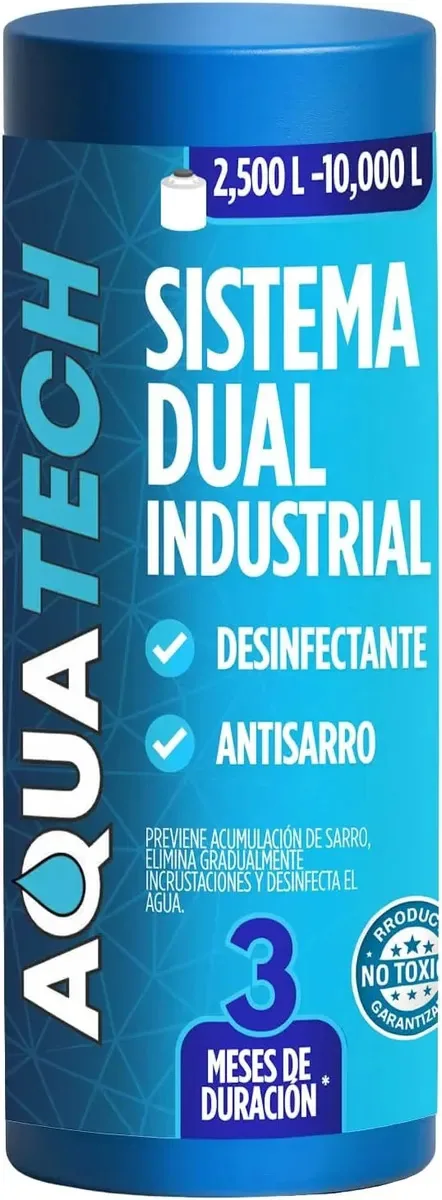 Sistema antitártaro e desinfetante duplo Mega 2.500/10.000 L