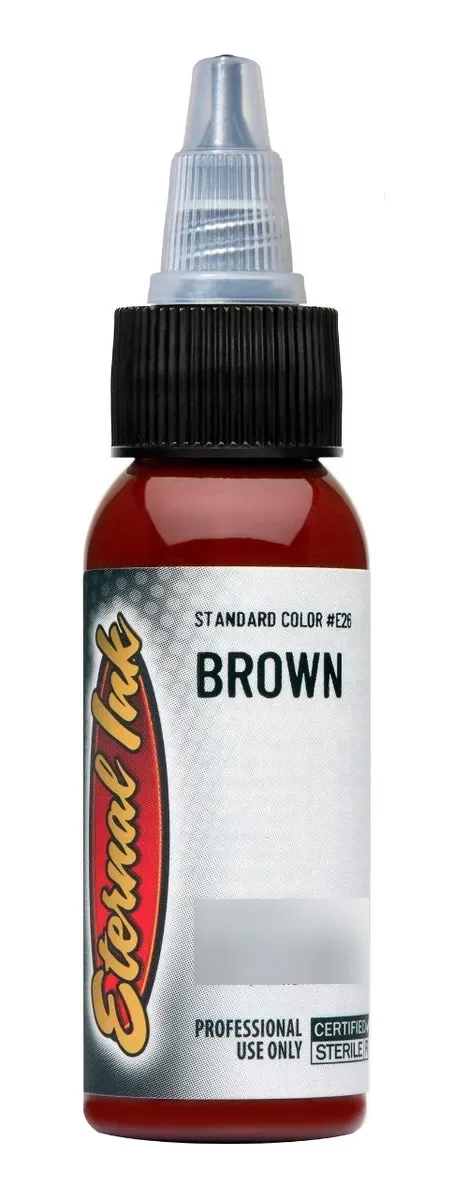 Brown 1/2 Oz. - Tinta de tatuagem eterna