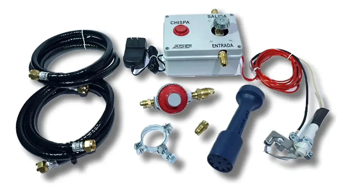 Queimador industrial Jaisher QB1 com ignição eletrônica