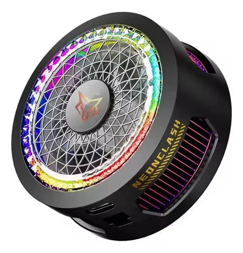 Ventilador magnético Sarafox B8 Max Rgb para celular preto