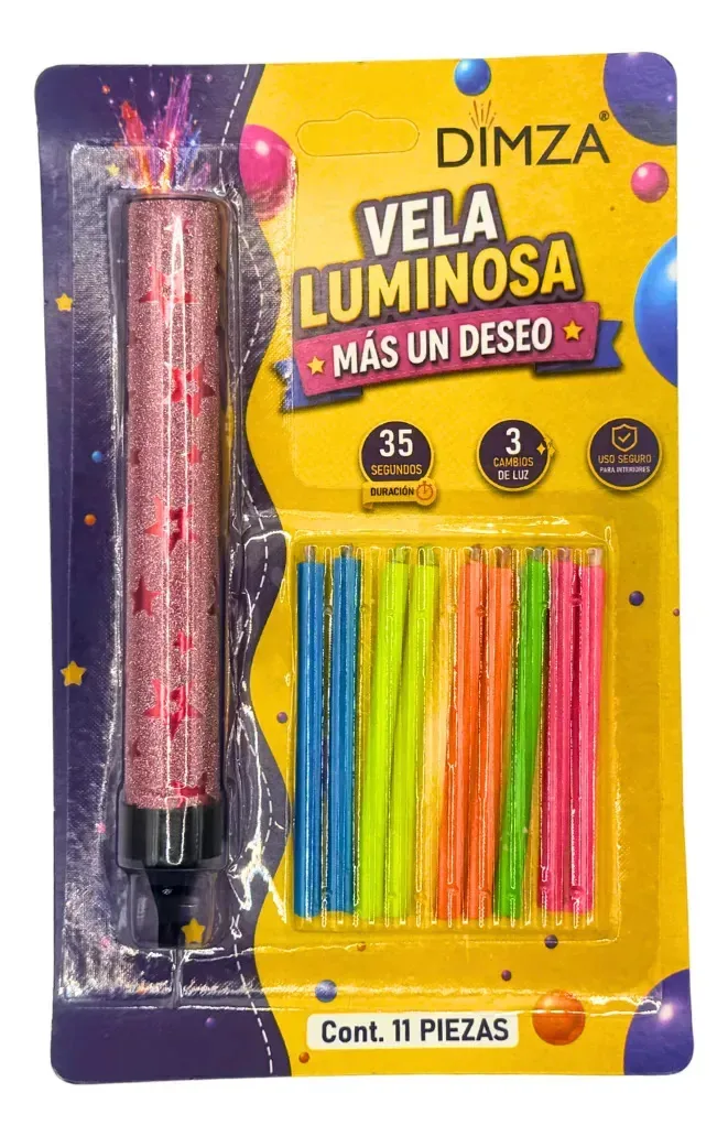 60 velas luminosas mágicas mais um desejo de Dimza