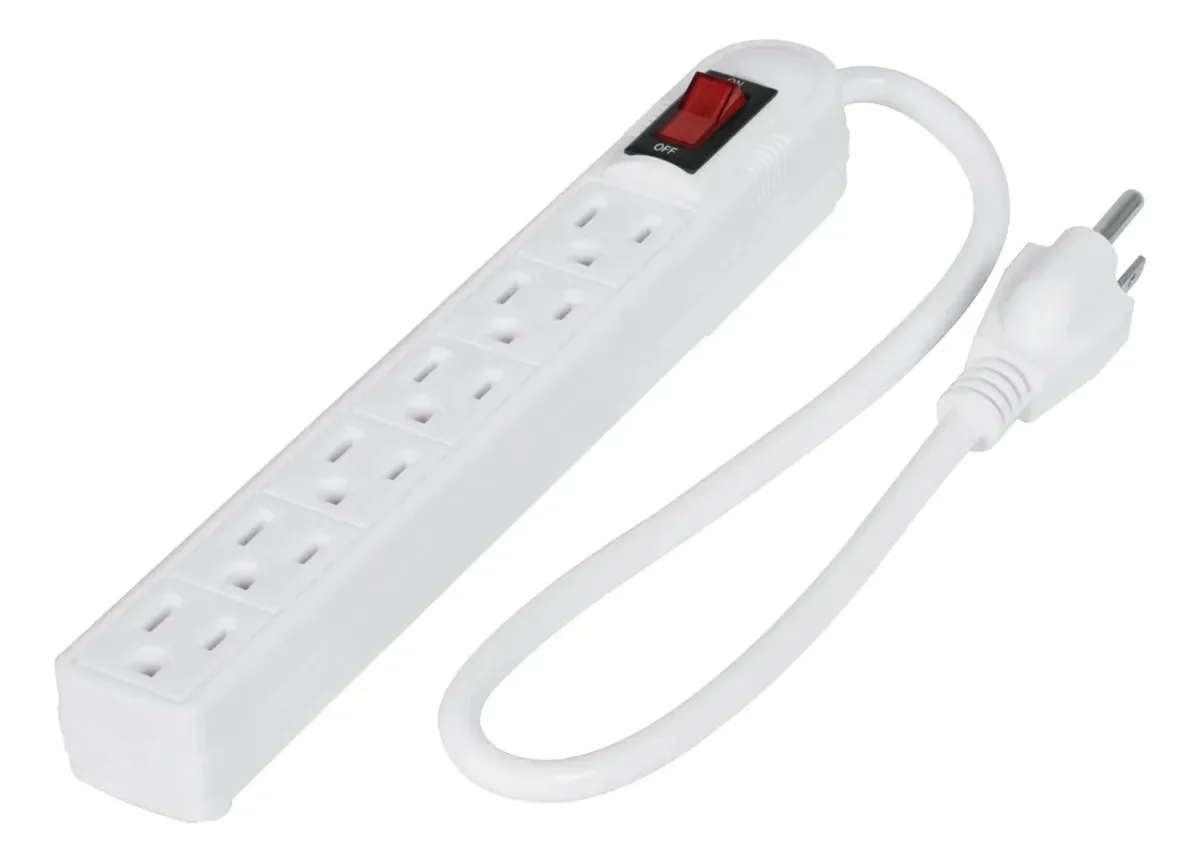 Barra multicontato de 6 entradas Mc-06 Munich White
