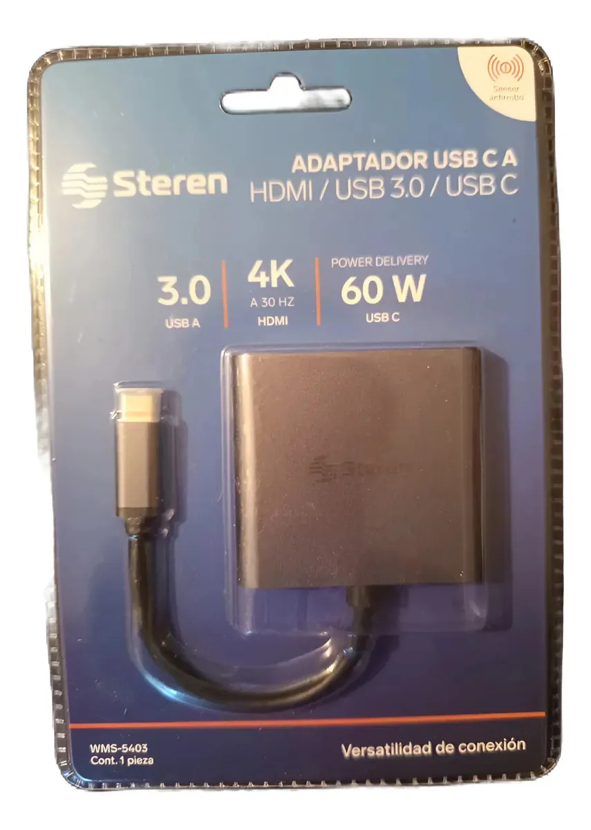 Adaptador Steren Usb C para Hdmi