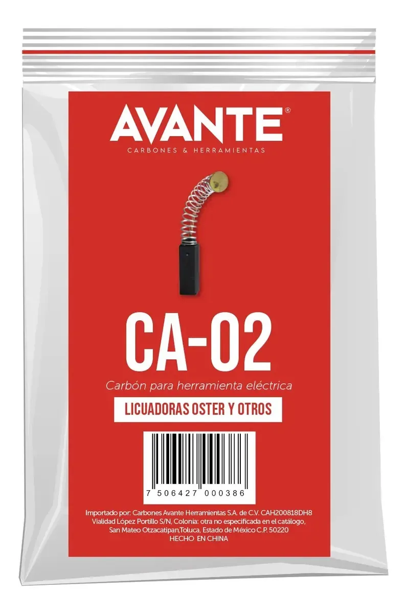 Carbono para ferramentas elétricas, liquidificadores Oster e outros