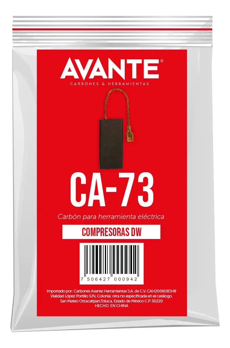 Carbono para compressores de ferramentas elétricas Dw