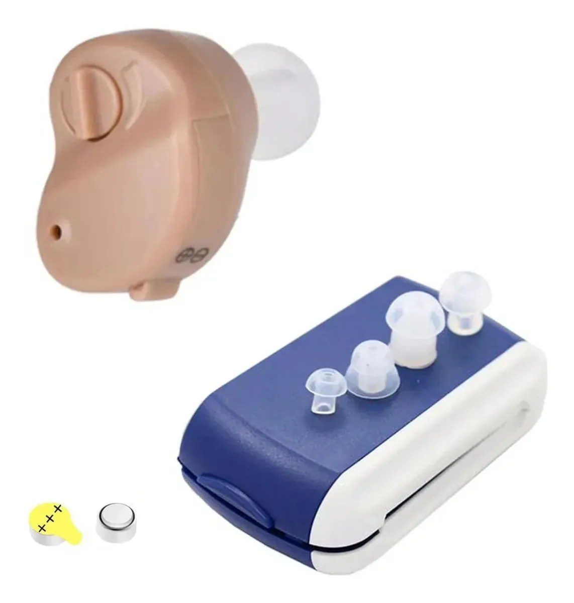 Mini aparelho auditivo invisível, Mxhnp-001 de 1 peça, Ite, bege