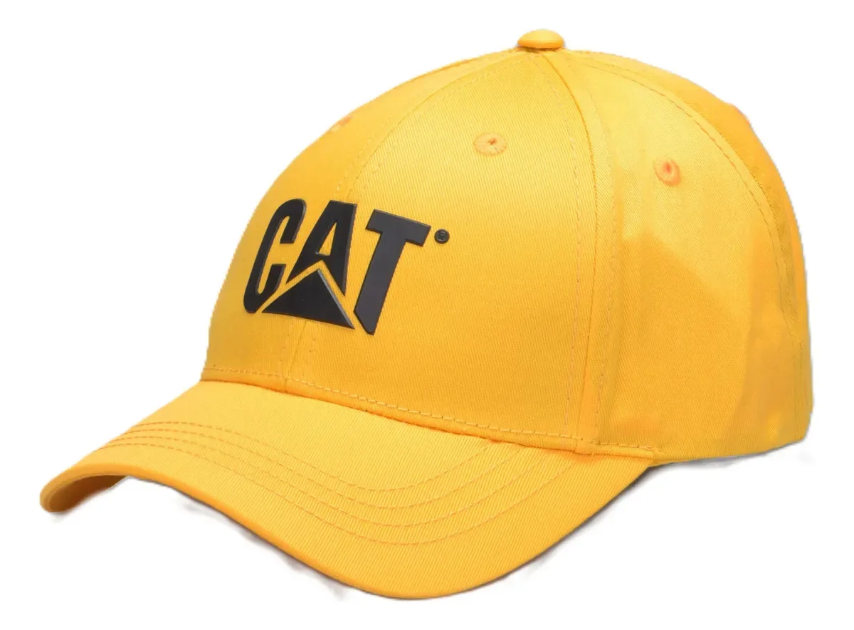 Bonés masculinos Cat Multicolor 7090098 Caterpillar Yellow Un Lisa