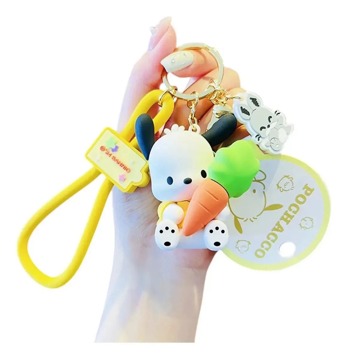 Chaveiros Sanrio Carrot Pochacco