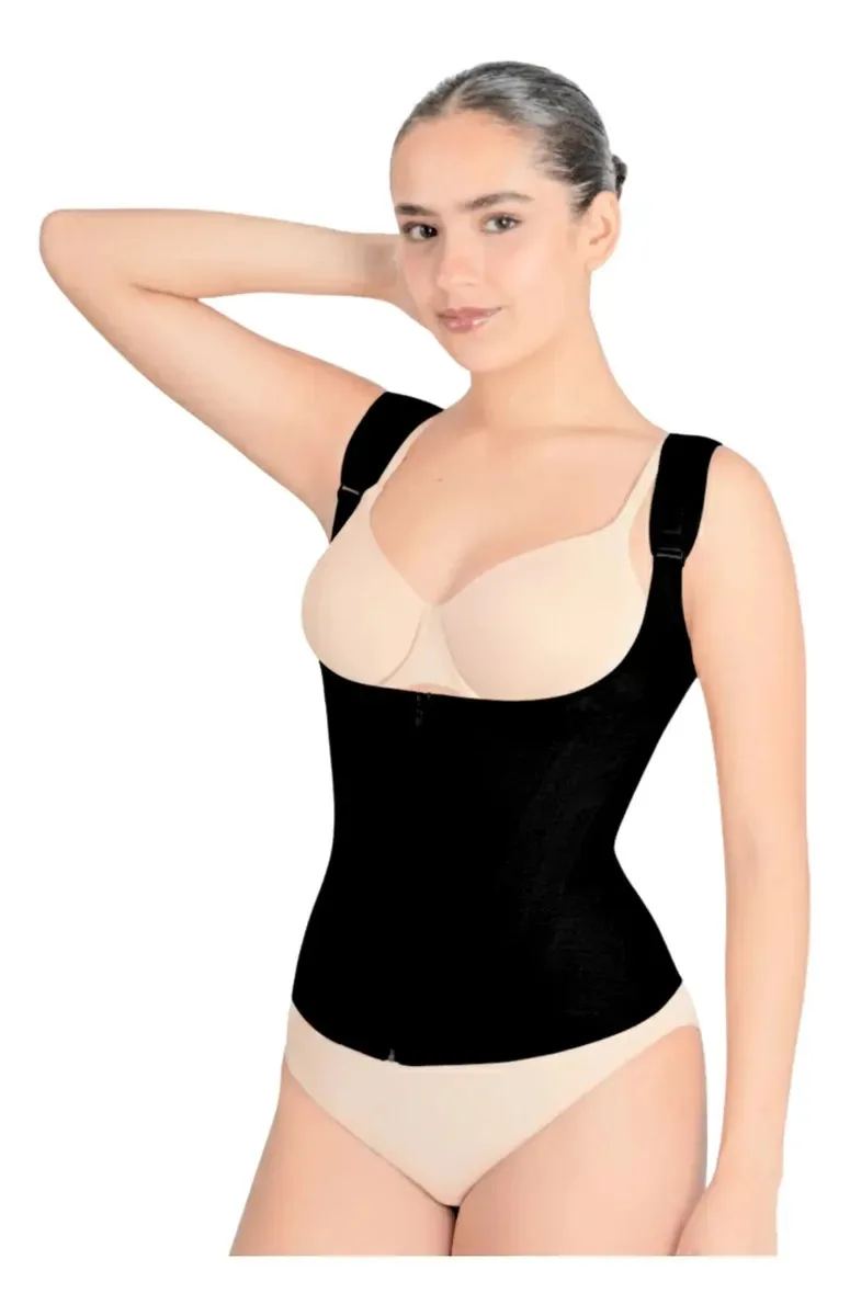 Cinto de colete Newlook Ultra Shaping com hastes flexíveis, cor: preto, tamanho G