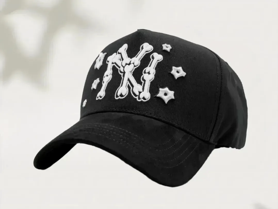 31 Chapéus Ny Bones Pretos E Negros Ajustáveis Cor Negro Tamanho Ajustável