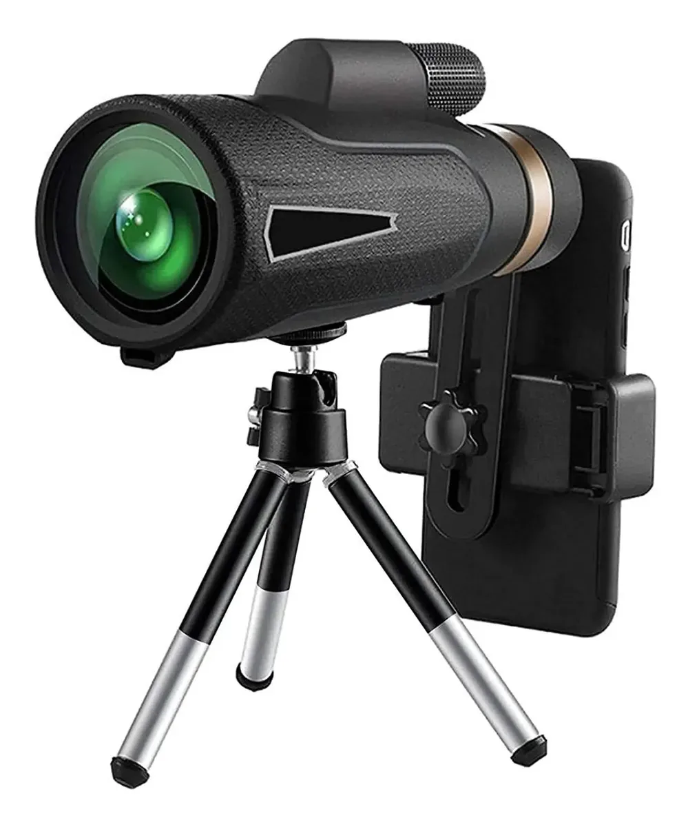 Monóculos de astronomia Qhytl, telescópios binoculares para adultos, iniciantes e crianças, telescópio portátil, refrator de 12x50 HD, astronomia com lente Bak4 Prism Fmc