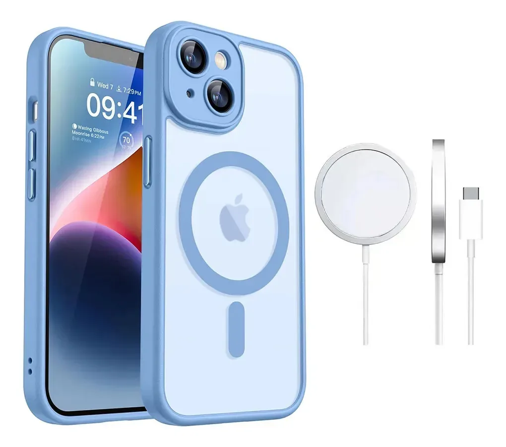 Capa para iPhone 14 azul