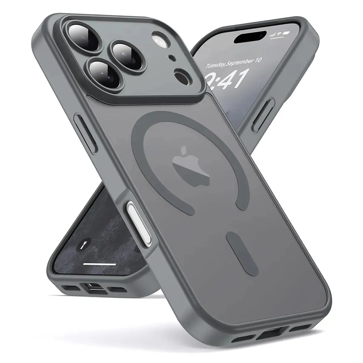 Capa para iPhone 17 Pro cinza