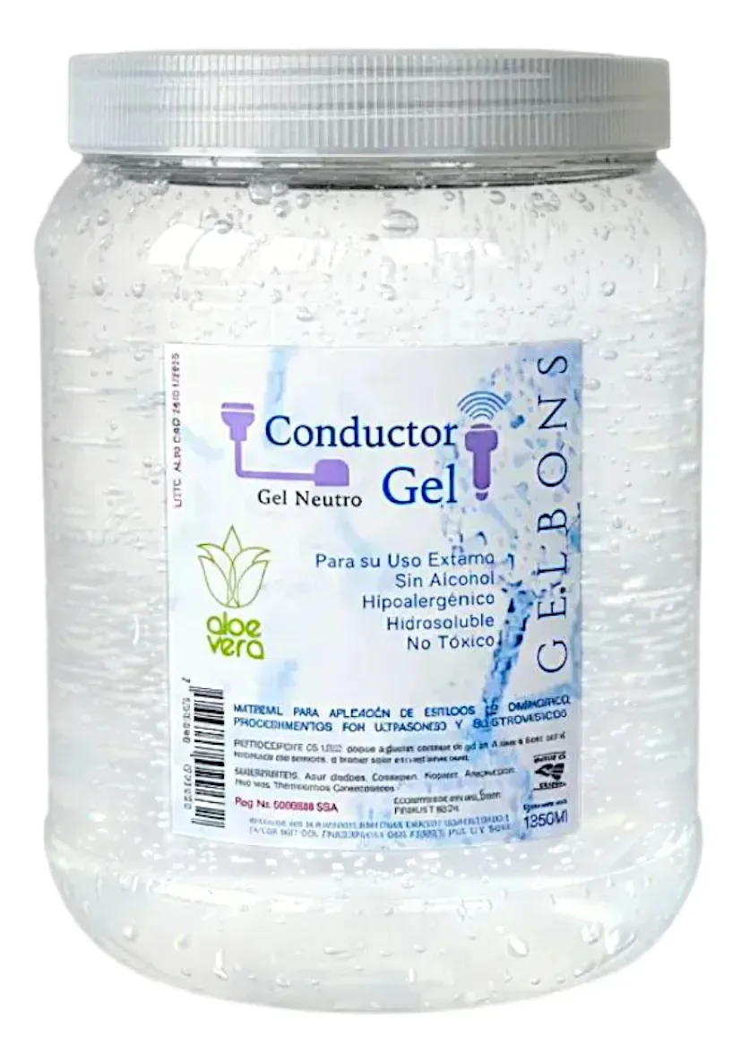 Gel condutor eletroestimulante premium de Aloe Vera 1950 ml