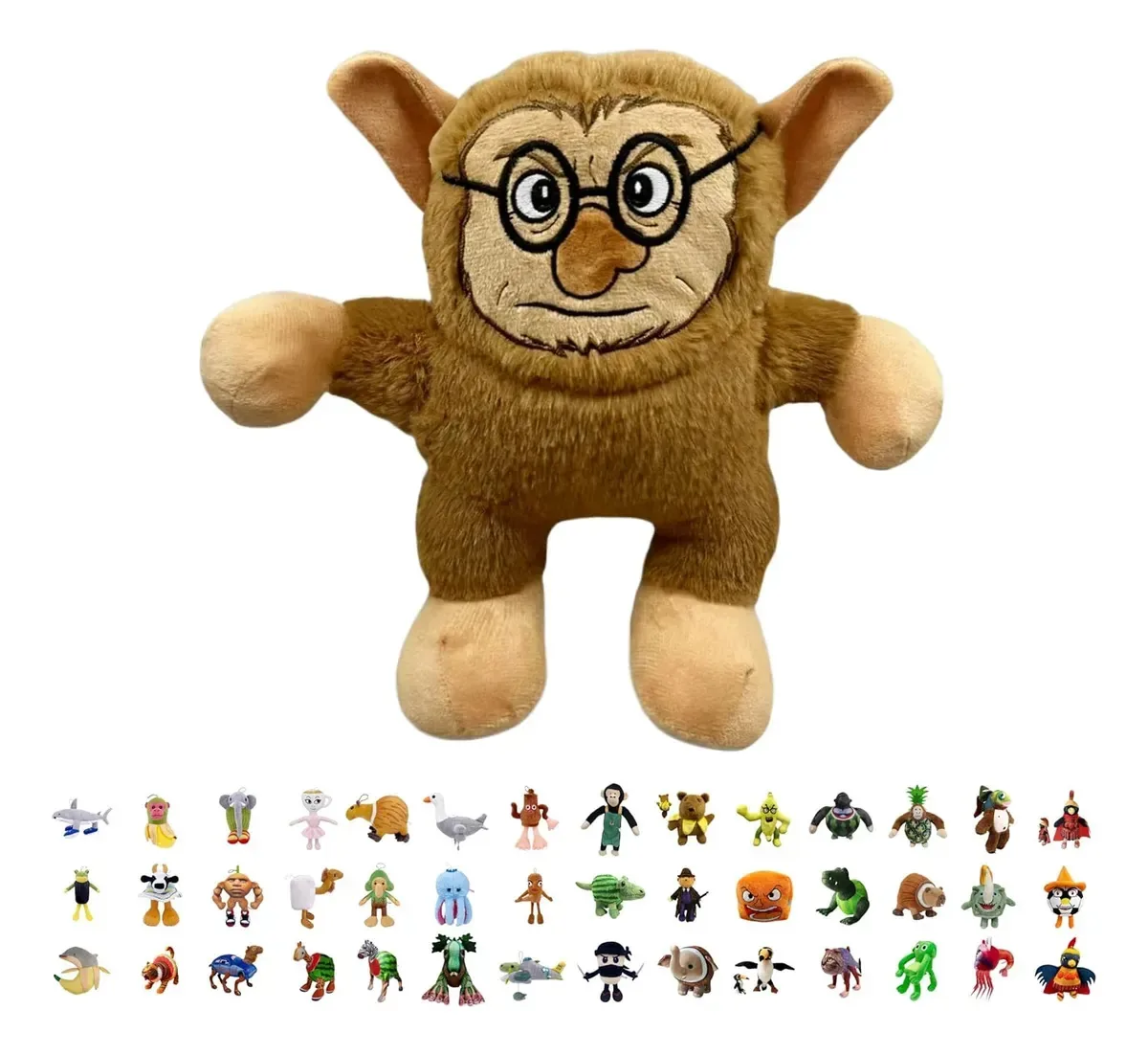 Brinquedos de pelúcia Animal Plush, Brain Rot para cores completas, Matteoooooo