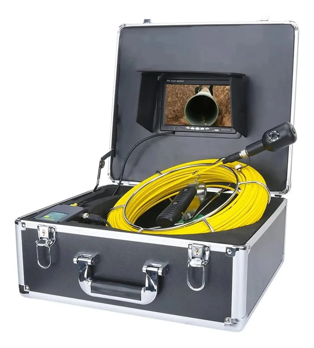 Yotat Industrial de 7 polegadas DVR 30m 50m 1080p Hd Câmera de inspeção de vídeo de drenagem de tubos industriais