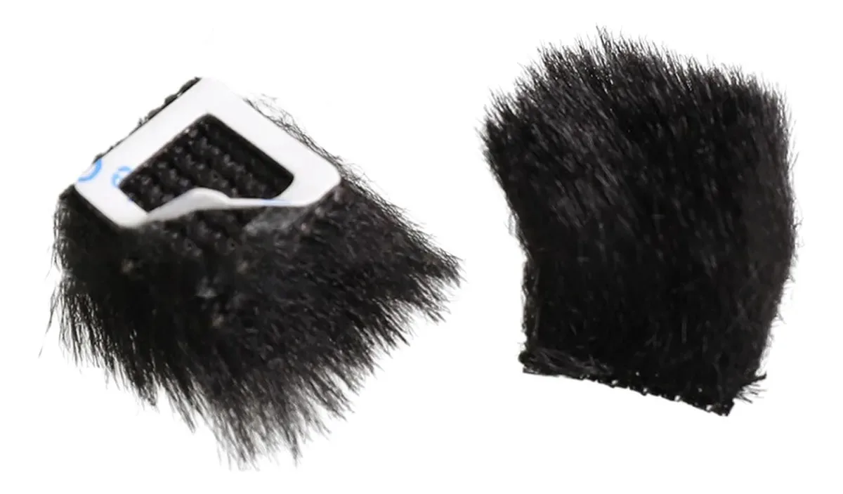 Microfones para câmeras esportivas, para-brisa peludo, pára-brisas, pára-brisas para câmeras de ação 8, 9, caixa de para-brisa