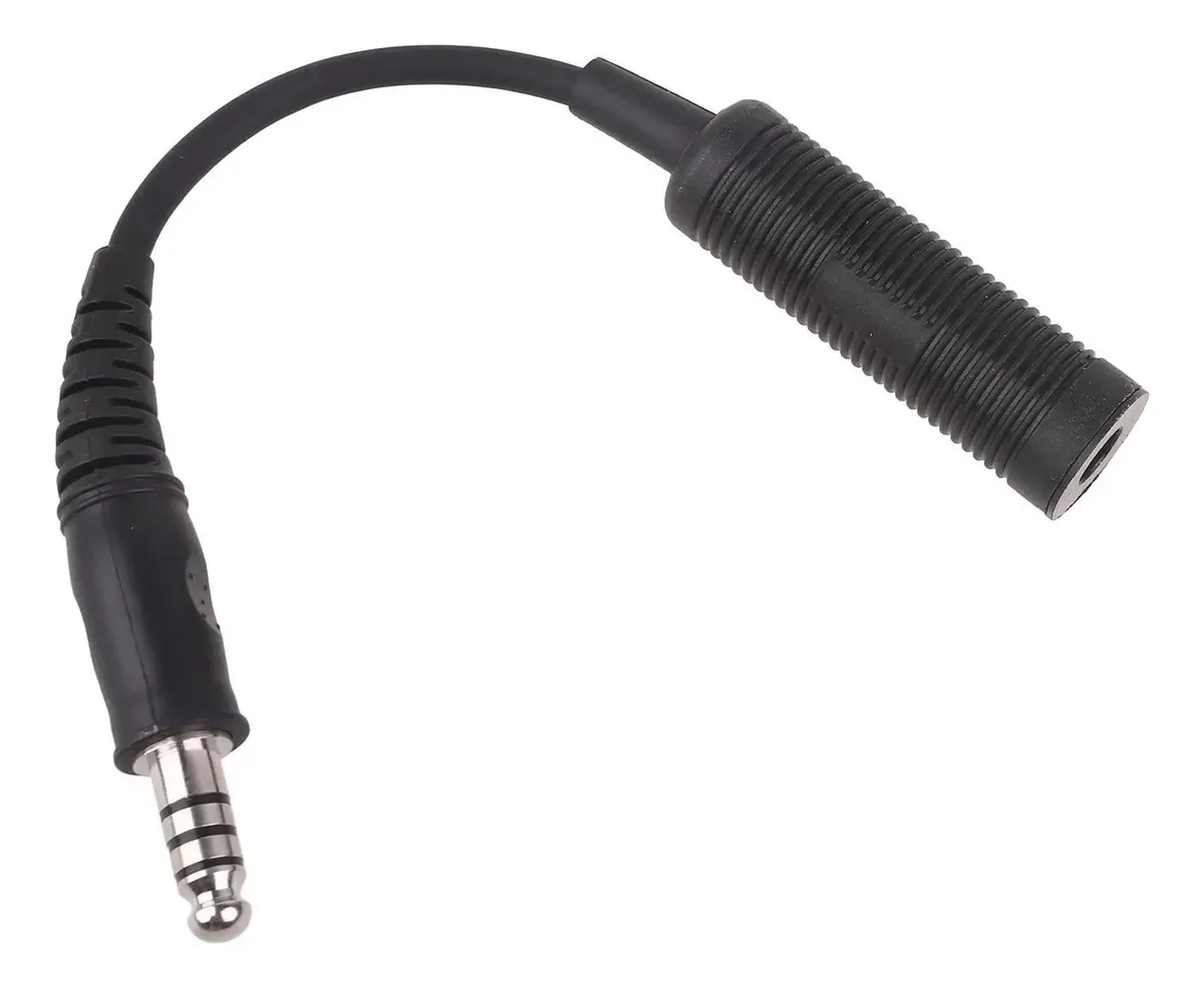 Yogoteu - Adaptador de fone de ouvido portátil para rádio ou telefone Conversor U174 para uso interno