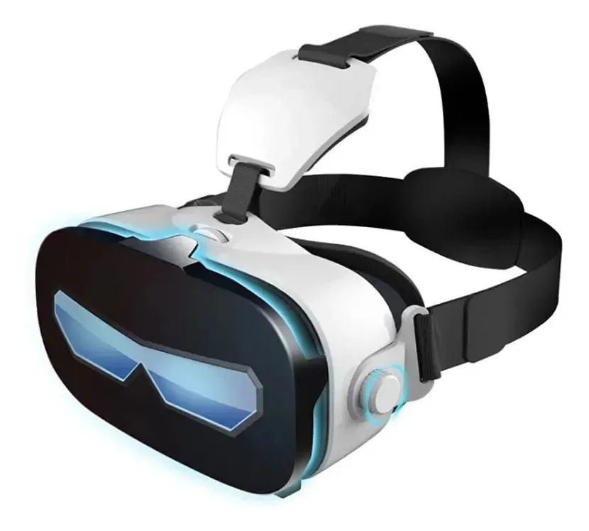 Fones de ouvido VR Fones de ouvido de realidade virtual 3D para filmes e jogos Óculos VR Óculos compatíveis com telefones Android iOS de 4,0 a 6,33 polegadas Distância ajustável do objeto da pupila