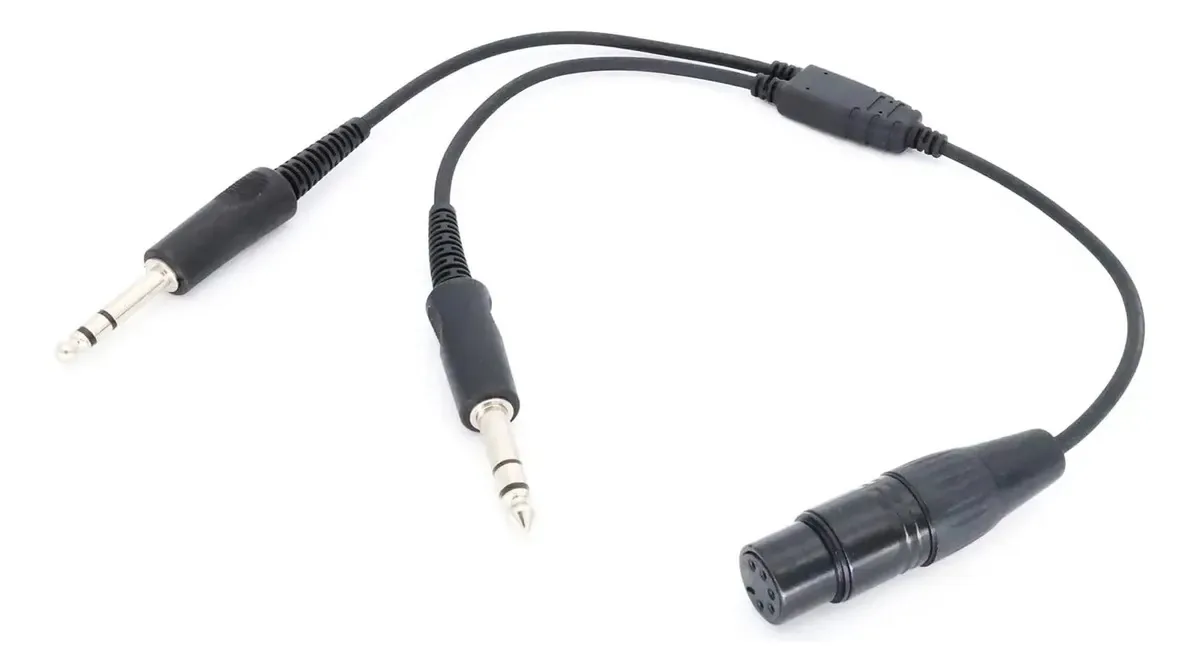 Adaptador de aviação aprimorado Uitndvyte, cabo adaptador de aviação para fones de ouvido, cabo adaptador de aviação