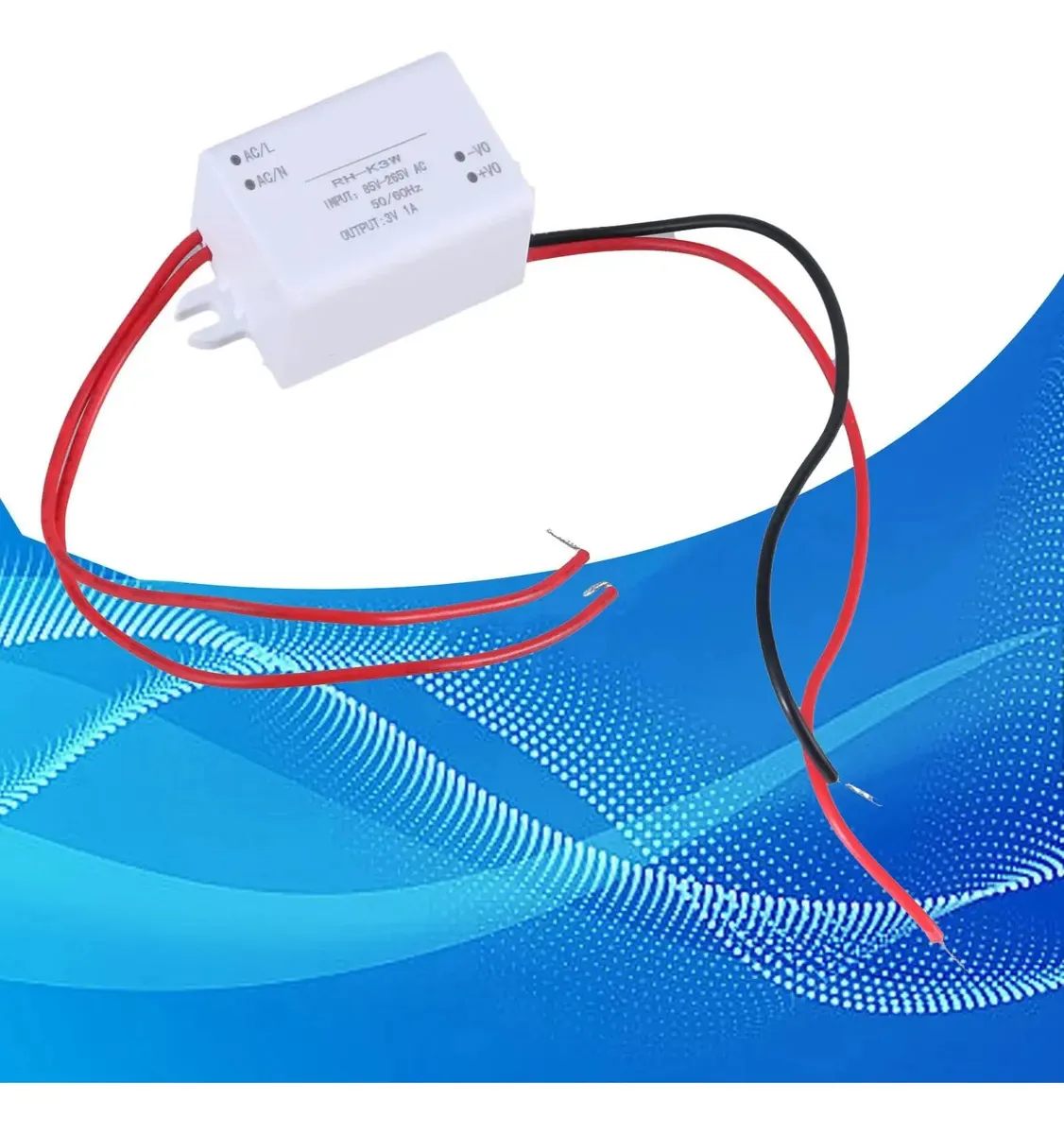 Módulo de fonte de alimentação Kahdgss 85v-265v para 3v 1a Conversores de tensão Adaptadores de isolamento Conversores de energia para controles remotos de brinquedos