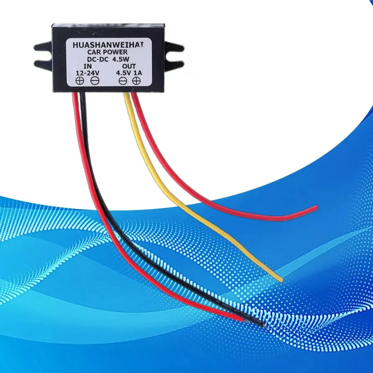 Conversores DC Kahdgss Módulo de conversores DC de 12 V a 24 V a 4,5 V DC para luz LED de 4,5 V