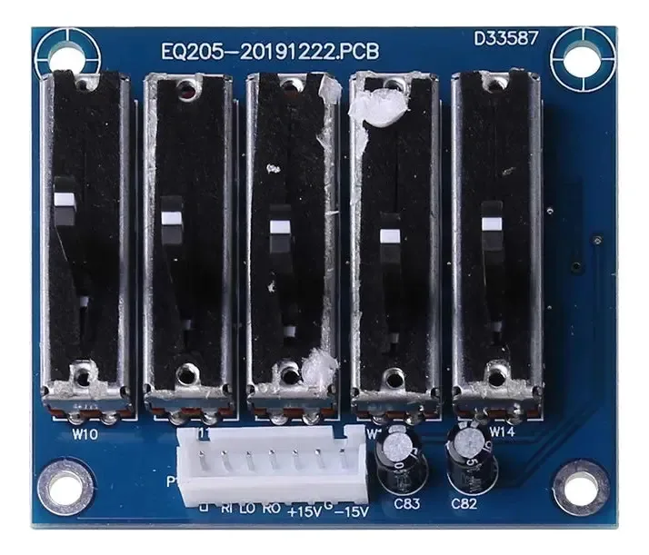 Placa Hokojix - Placa de tom ajustável com canais estéreo, painel frontal de pré-amplificador