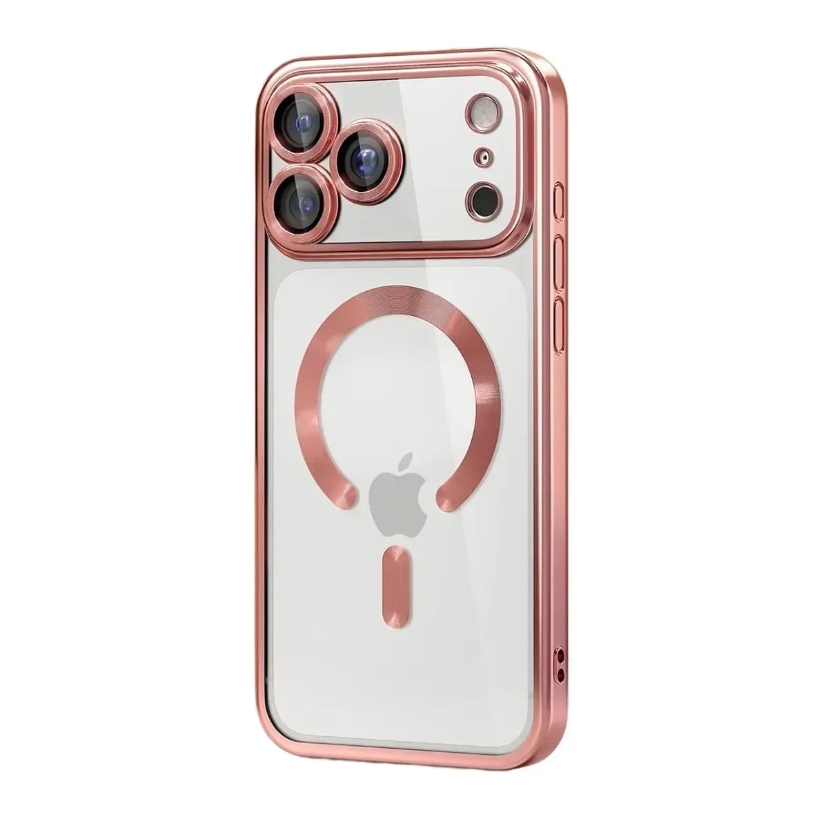 Capa galvanizada para iPhone 17 Pro - rosa