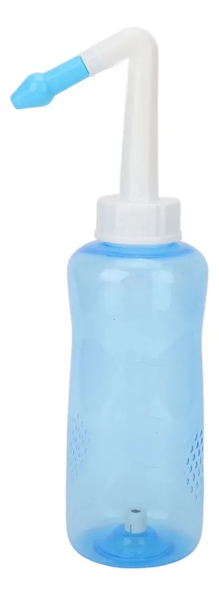Frasco de lavagem nasal, claramente rotulado, lavável em casa, limpador nasal de taxa moderada para crianças