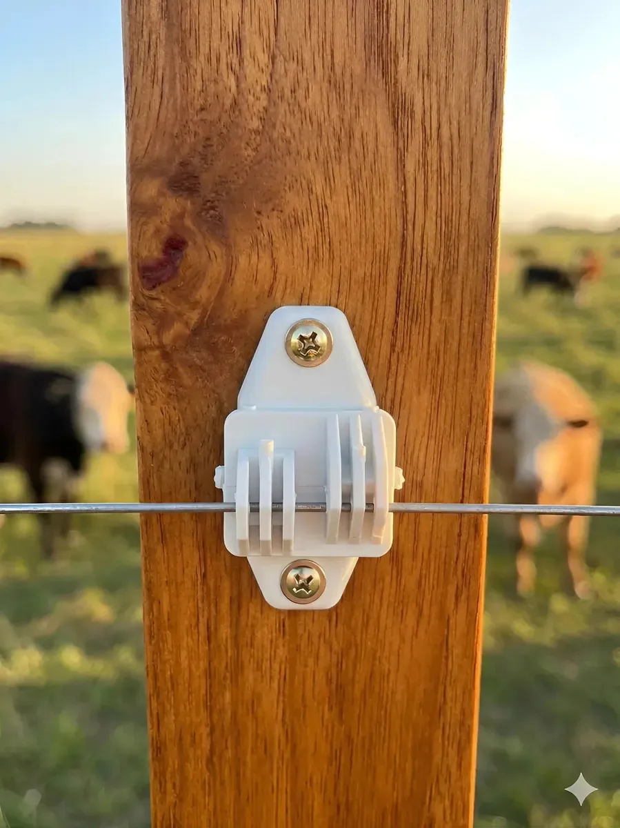 Isolador W Profiplast para Cerca Elétrica Rural e Residencial com 500 Unidades