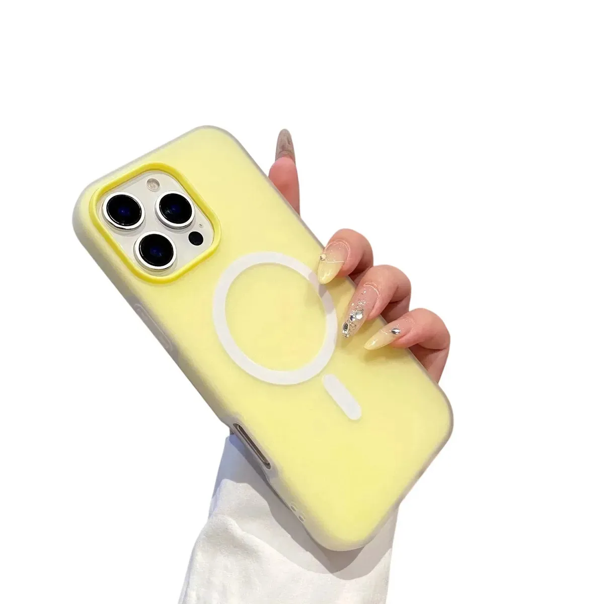 Capa Yellow Jelly para iPhone 16