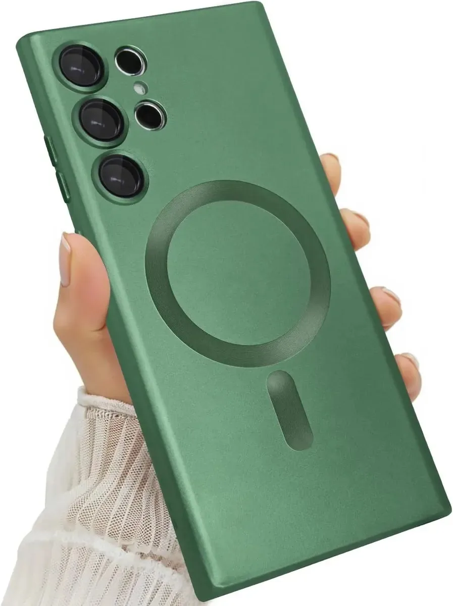 Capa Magsafe para Samsung A55 - Verde