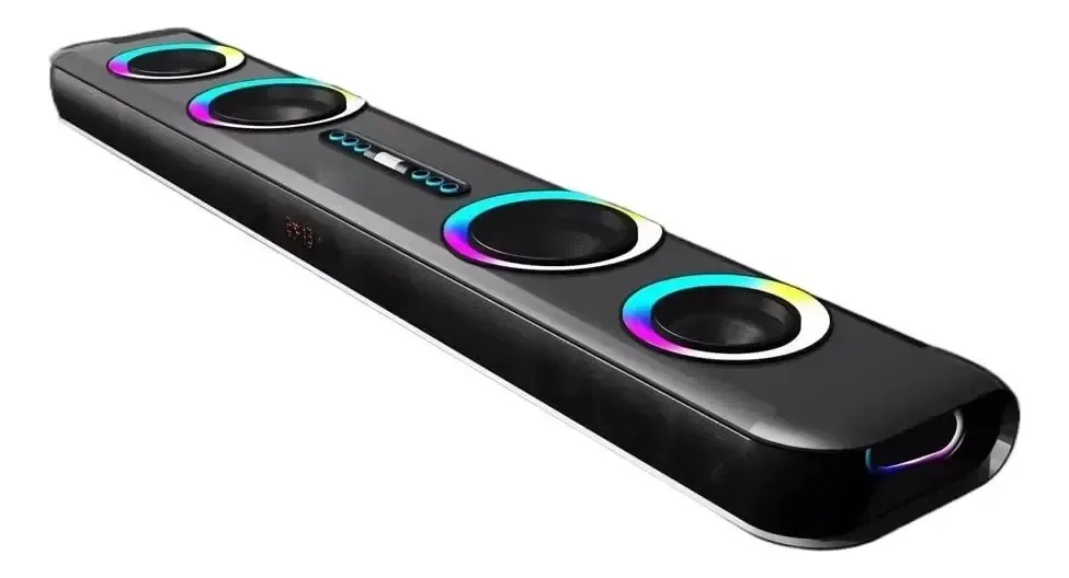 Alto-falante estéreo Ekbbbye Echo Wall Sound Home Theater TV, 1