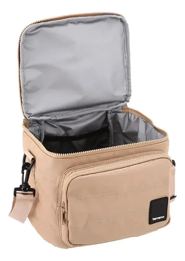 Lancheira tufada Terrano Taupe